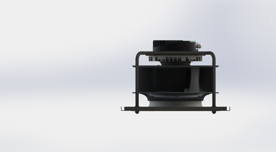 高温耐久性60°C IP54 250mm刃 ECファン