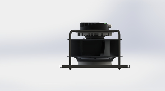 高温耐久性60°C IP54 250mm刃 ECファン