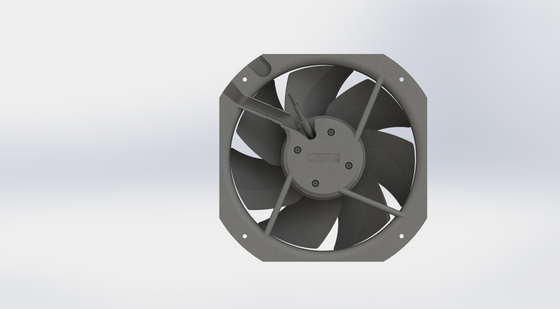 刃 225mm 高温耐性 60°C IP54 EC 軸風扇