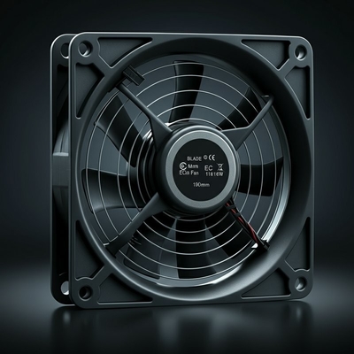 刃 190mm パワー 116W 高温抵抗 60°C EC 軸扇