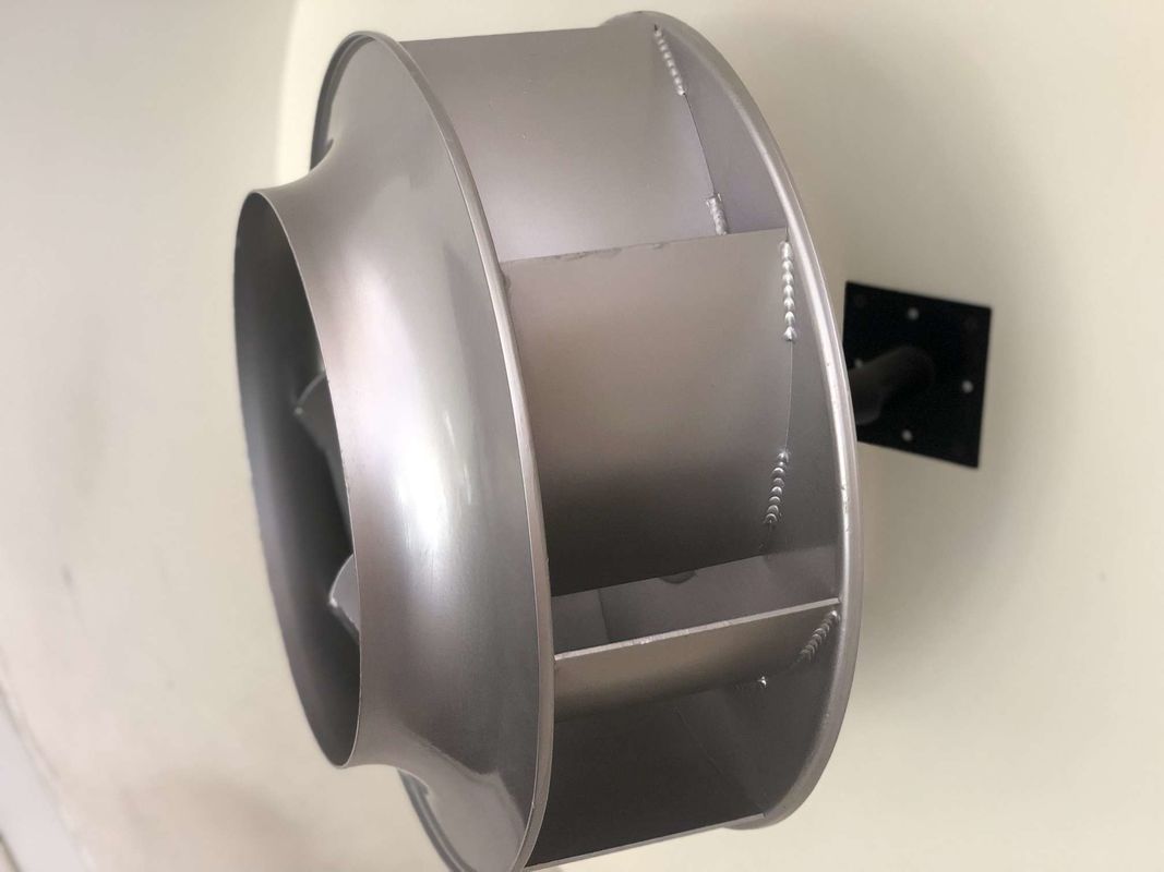 単一フェーズ4ポーランド人風の発電のための450のmmの後方の遠心ファン1215 rpm